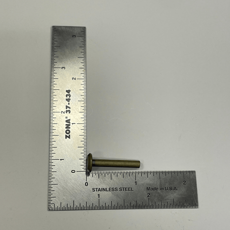 Ohio Travel Bag Fasteners 1" Antique Brass, Tubular Rivet, Steel - 12 pk, #310-16-16-AB 310-16-16-AB
