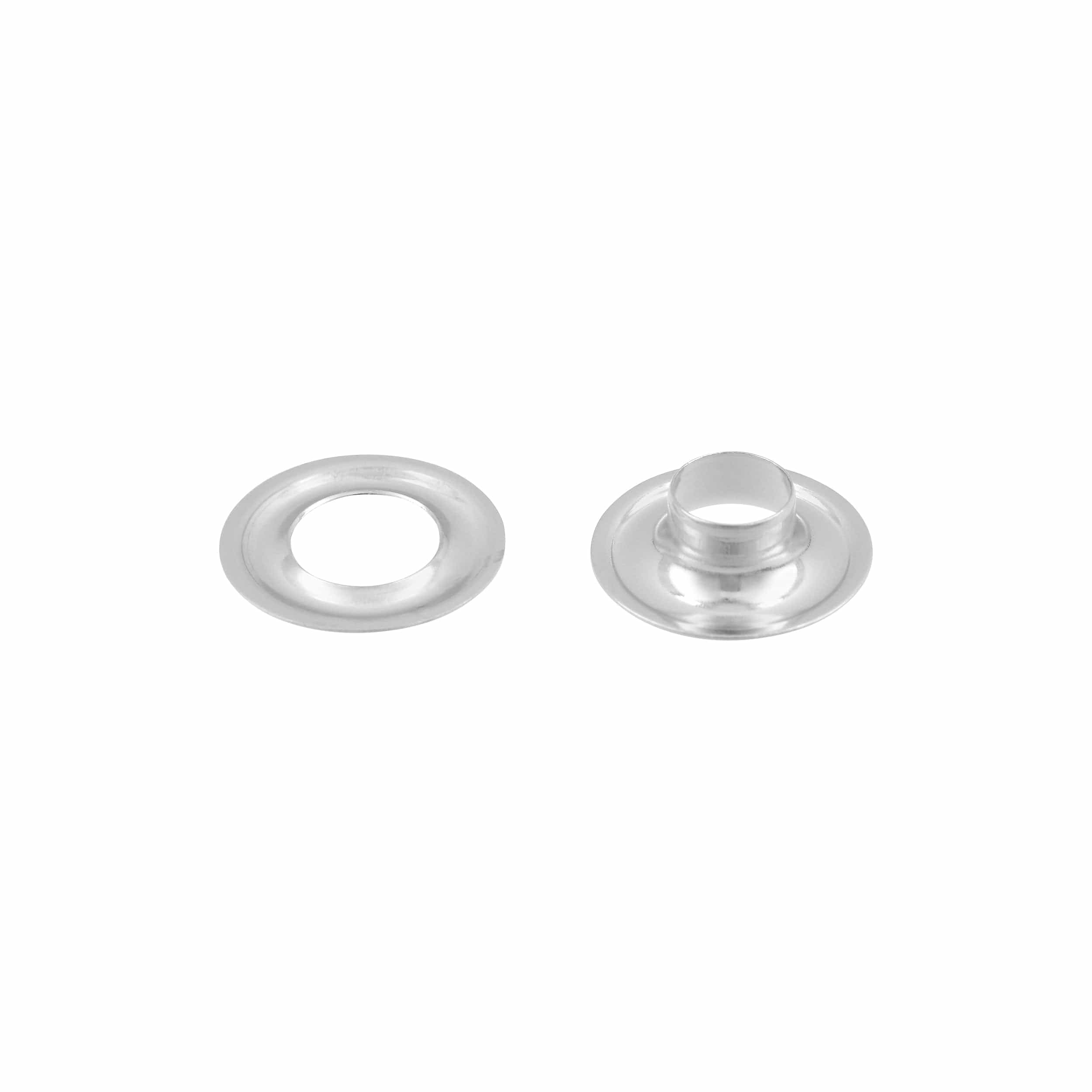 Ohio Travel Bag Fasteners #1 Nickel, Grommet with Washer, Solid Brass - 12 pk, #GROM-1-SBN GROM-1-SBN