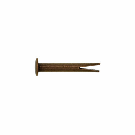 Ohio Travel Bag Fasteners 12/16" Antique Brass, Split Rivet, Steel- 24 pk, #100-12-16-ANTB 100-12-16-ANTB