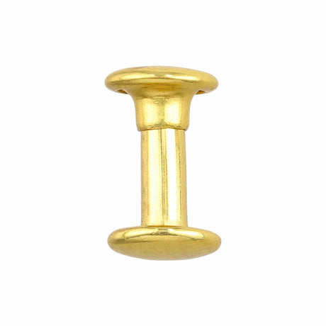 Ohio Travel Bag Fasteners 12mm Gold, Double Cap Jiffy Rivet, Steel, #A-339-GOLD A-339-GOLD