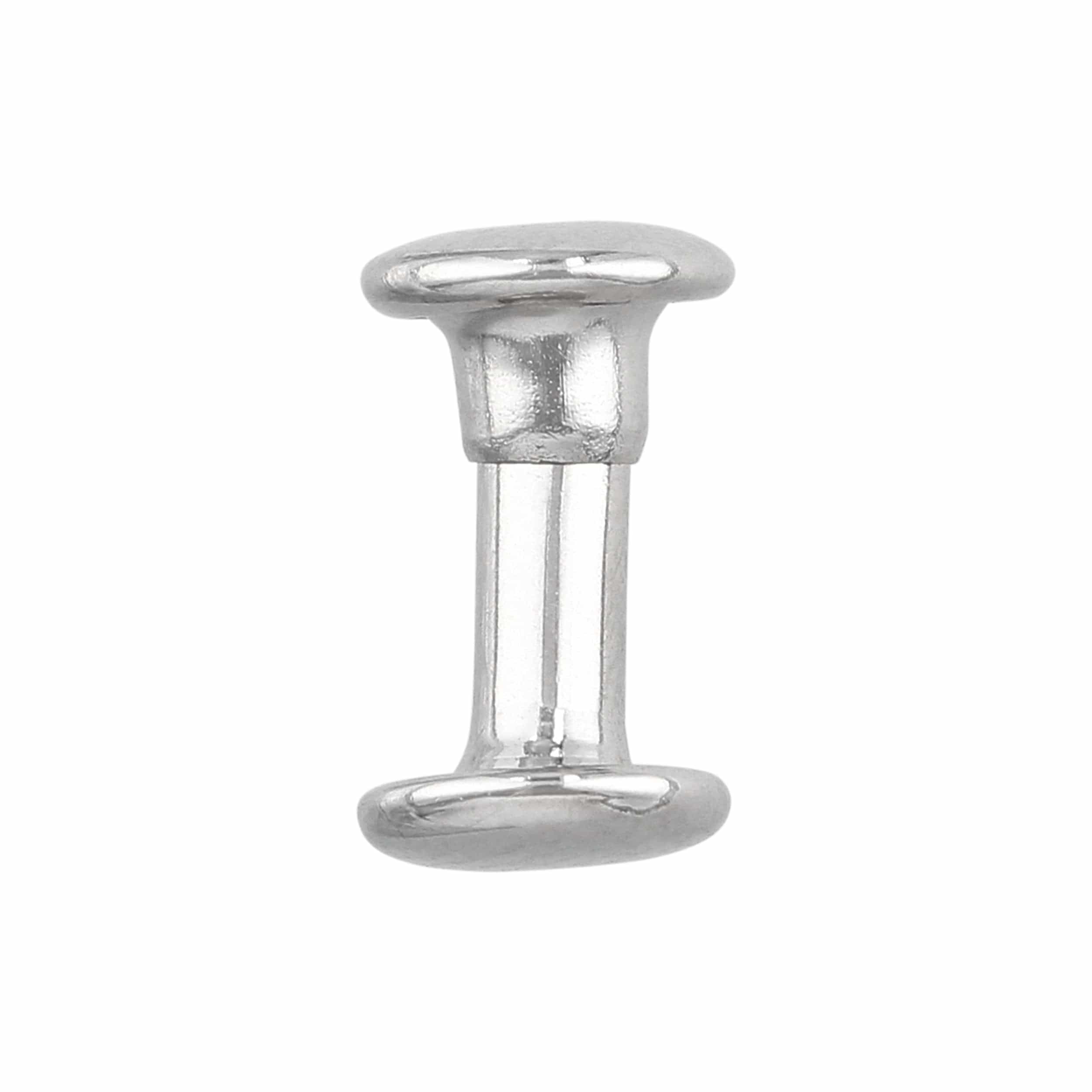 10mm Nickel, Double Cap Jiffy Rivet, Iron - PK100 – Weaver Leather