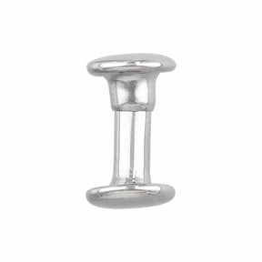 Ohio Travel Bag Fasteners 12mm Nickel, Double Cap Jiffy Rivet, Steel, #A-339-NIC A-339-NIC