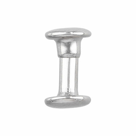 Ohio Travel Bag Fasteners 12mm Nickel, Double Cap Jiffy Rivet, Steel, #A-339-NIC A-339-NIC