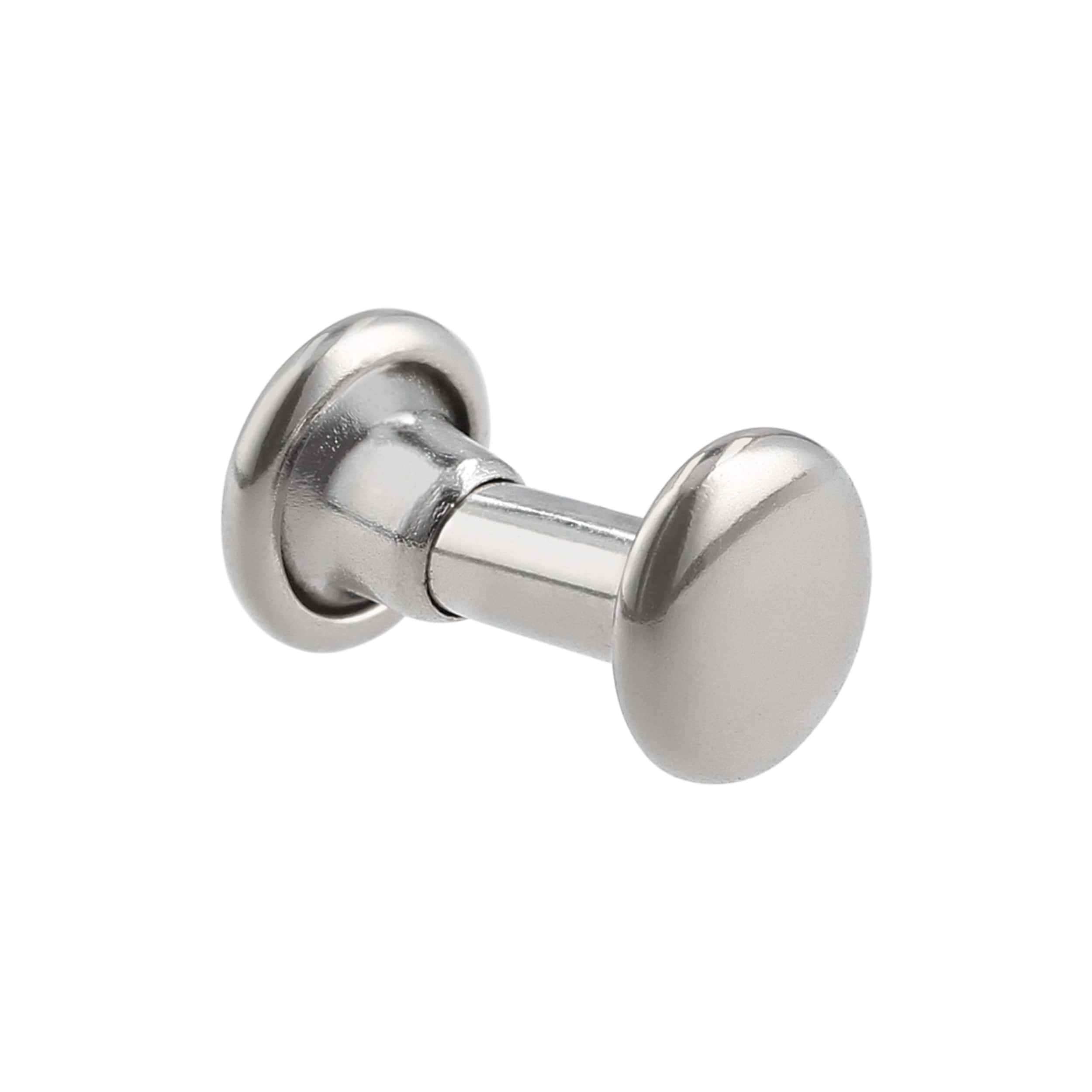 10mm Nickel, Double Cap Jiffy Rivet, Iron - PK100 – Weaver Leather