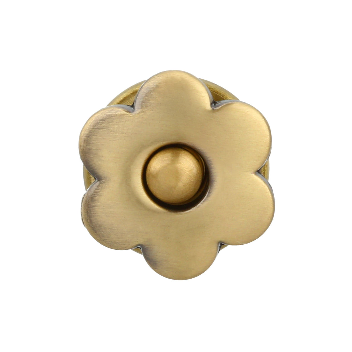 15mm Antique Brass, Flower Magnetic Snap, Steel, #P-2649-ANTB – Weaver ...