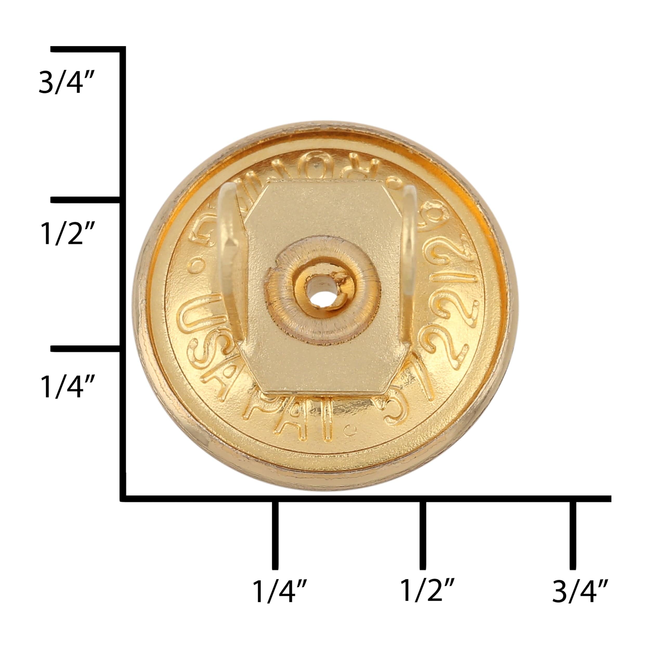 15mm Gold, Beveled Low Profile Magnetic Snap, Steel – Weaver 15mm Gold, Beveled Low Profile Magnetic Snap, Steel – Weaver