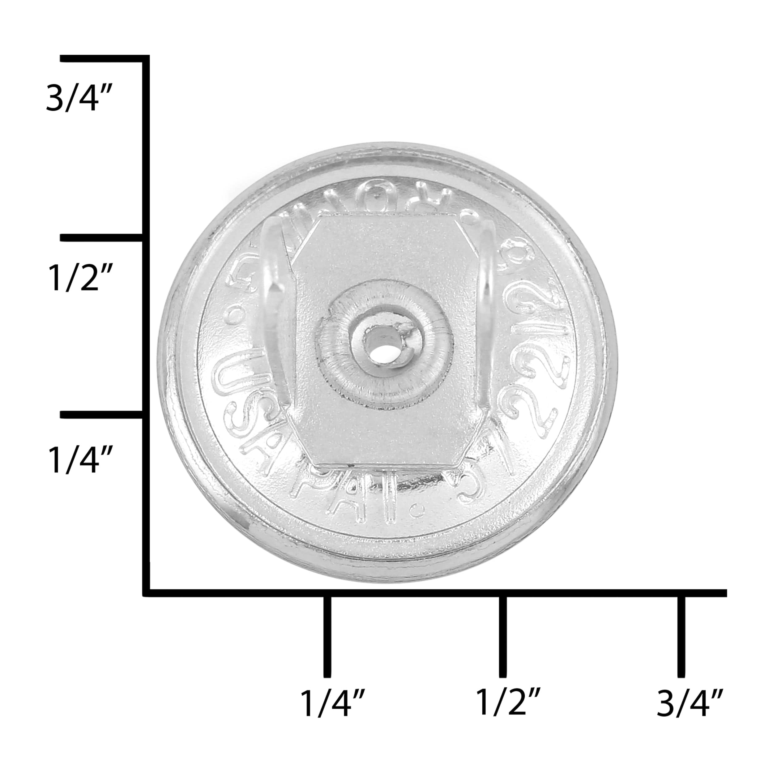 15mm Nickel, Beveloped Low Profile Magnetic Snap, Steel – Weaver