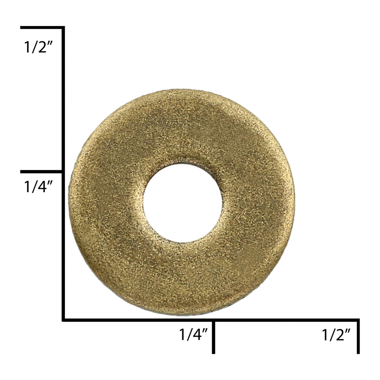 Ohio Travel Bag Fasteners 3/8" Antique Brass, Washer, Steel, #L-1126-ANTB L-1126-ANTB