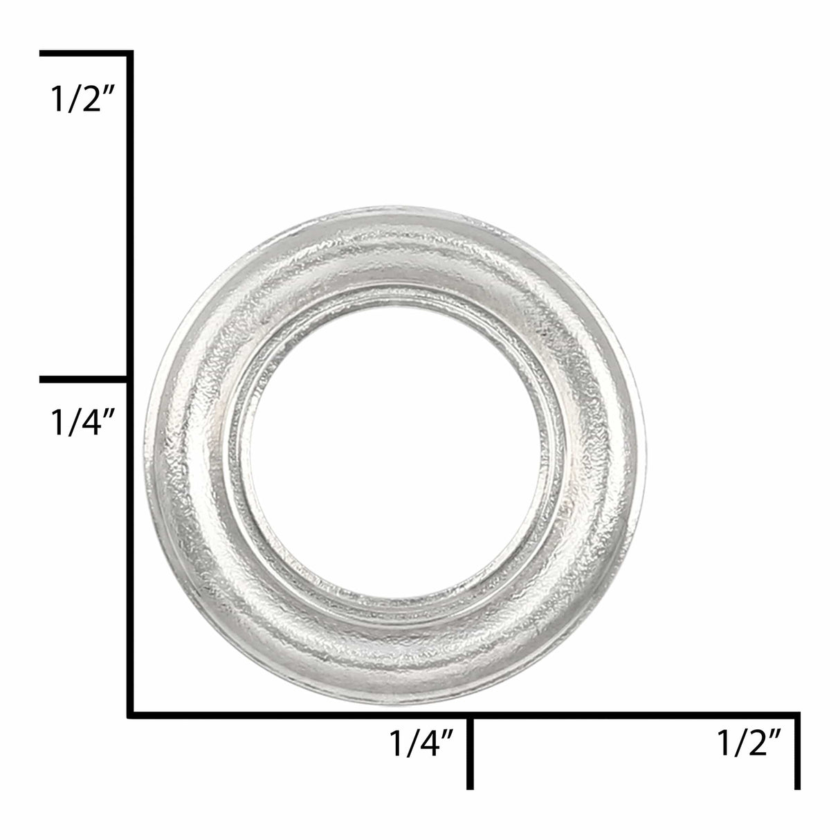 Ohio Travel Bag Fasteners 3/8" Nickel, Washer, Steel - 24 pk, #A-401-NP A-401-NP