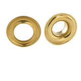 Ohio Travel Bag Fasteners #3 Brass, Grommet with Washer, Solid Brass, #GROM-3-SB GROM-3-SB
