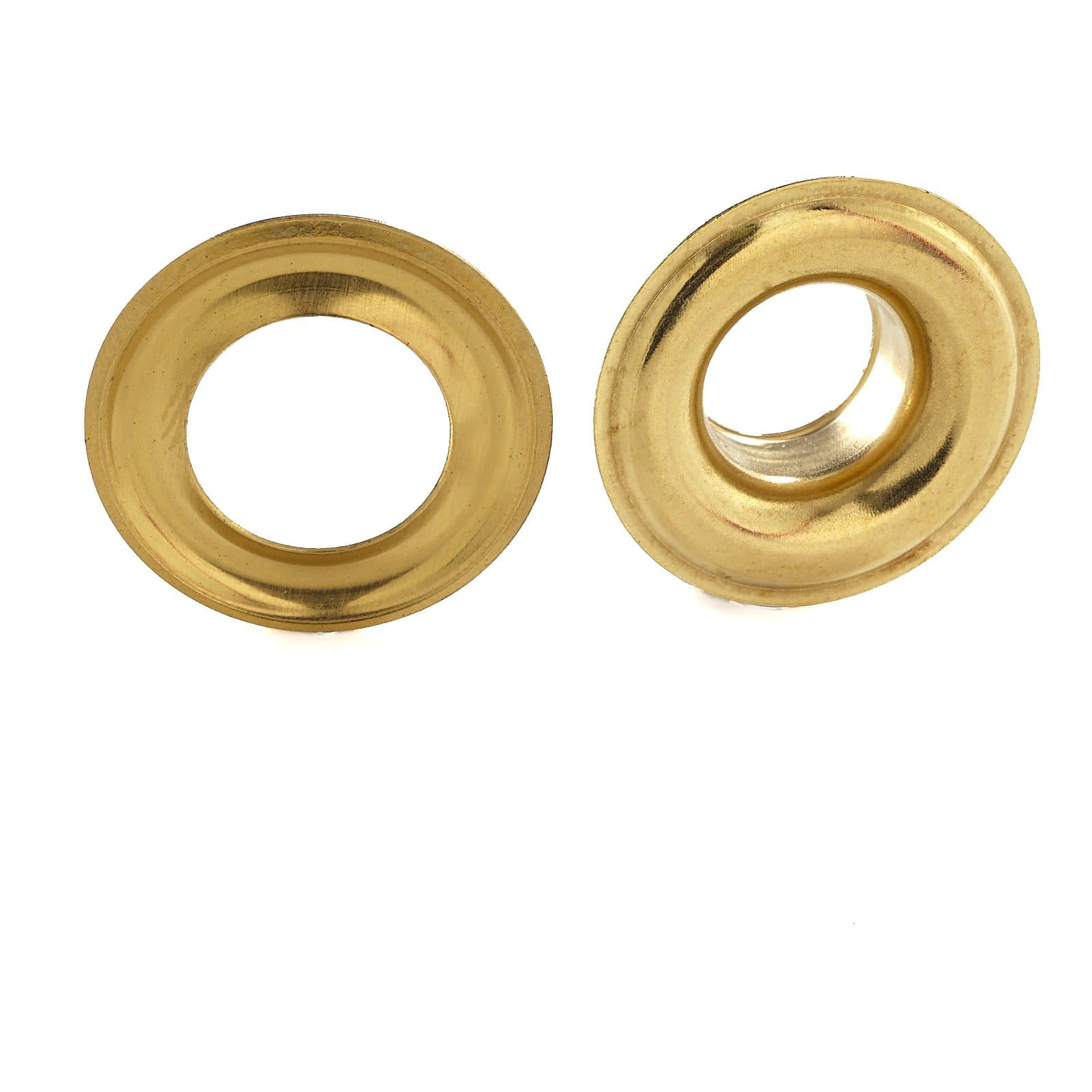 Ohio Travel Bag Fasteners #3 Brass, Grommet with Washer, Solid Brass, #GROM-3-SB GROM-3-SB