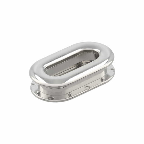 Ohio Travel Bag Fasteners 5/16" Nickel, Oblong Force Fit Eyelet, Zinc Alloy, #P-2633 P-2633