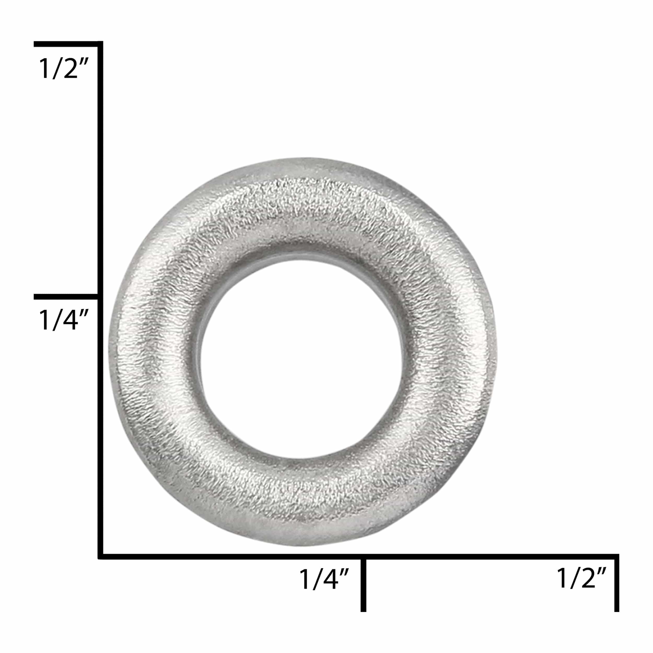 5.5mm Nickel, Eyelet, Steel - 24 pk – Weaver Leather Supply