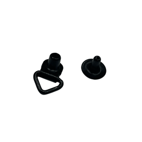 Ohio Travel Bag Fasteners 5/8" Black, Boot Hook Loop w/Eyelet, Steel, #XBH-1 XBH-1