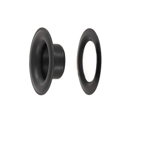 Ohio Travel Bag Fasteners #5 Black, Grommet with Washer, Solid Brass, #GROM-5-BLK GROM-5-BLK