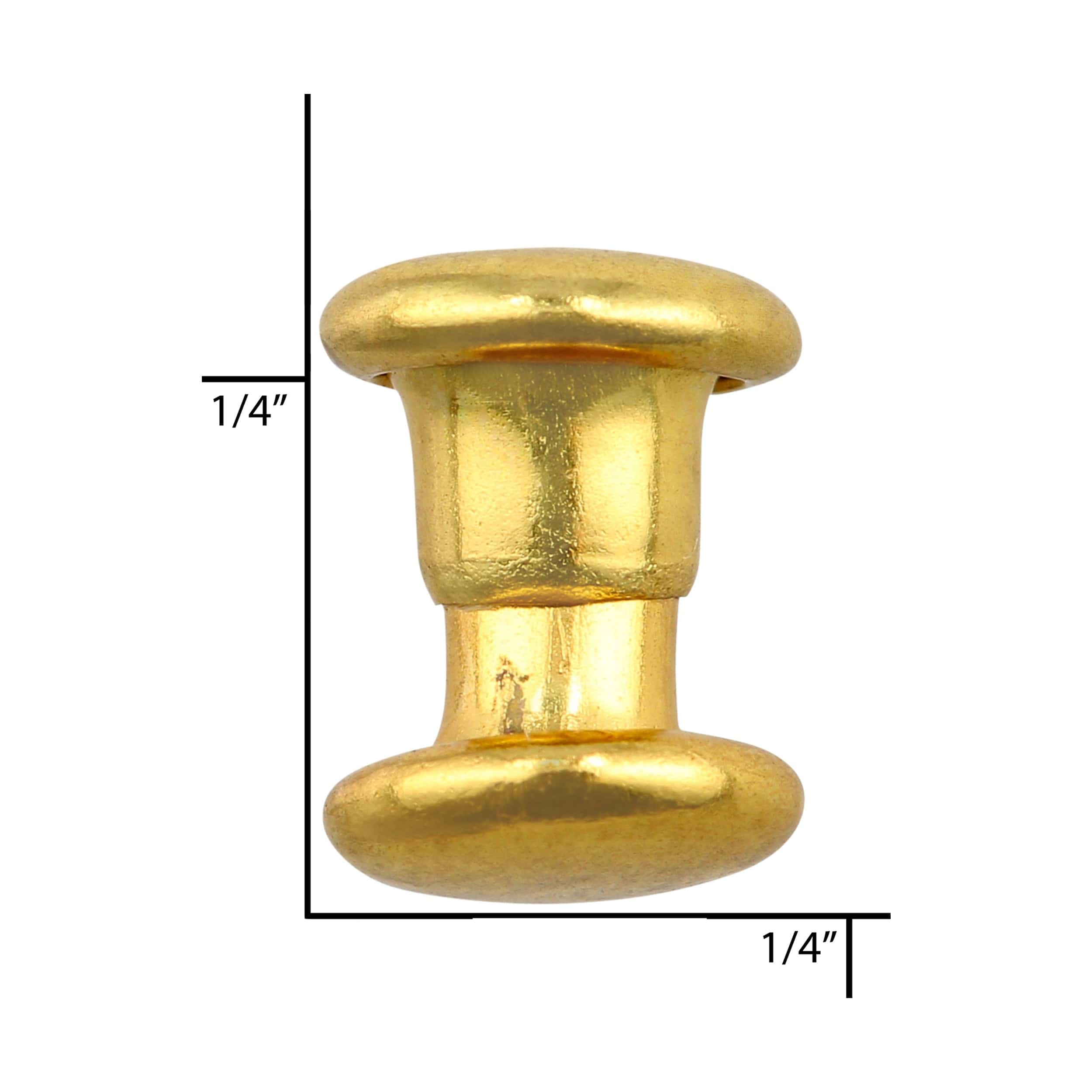 ゴールド【 4mm×23mm 】18k (701同サイズ) 18mm Gold, Thin Profile Magnetic Snap, Steel – Weaver Leather Supply