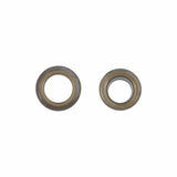 Ohio Travel Bag Fasteners 7/16" Antique Brass, Eyelet with Washer, Solid Brass - 12 pk, #A-417 A-417
