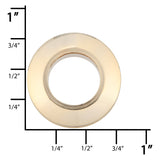 Ohio Travel Bag Fasteners 7/16" Gold, Screw Together Eyelet, Solid Brass, #P-1387-GOLD P-1387-GOLD