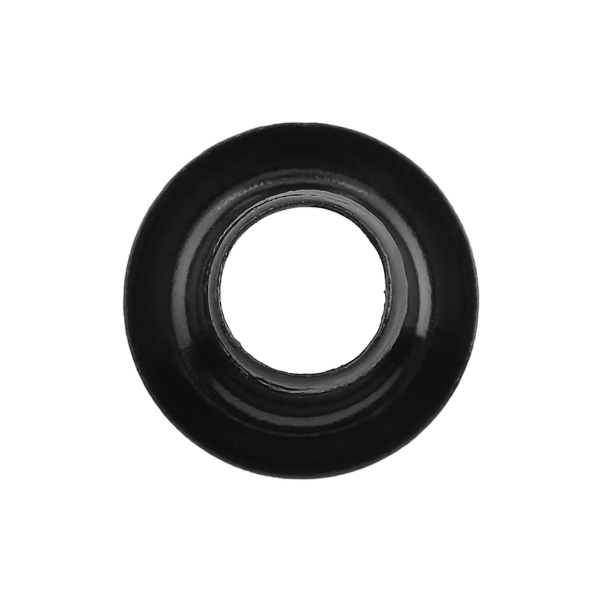 5.3mm Black, Eyelet, Aluminum - 12 pk – Weaver Leather Supply