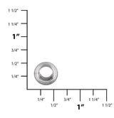 Ohio Travel Bag Fasteners 7/32" Nickel, Eyelet, Steel - 24 pk, #A-257-NP A-257-NP