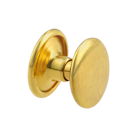 Ohio Travel Bag Fasteners 7mm Gold, Double Cap Jiffy Rivets, Steel, #A-312-GOLD A-312-GOLD