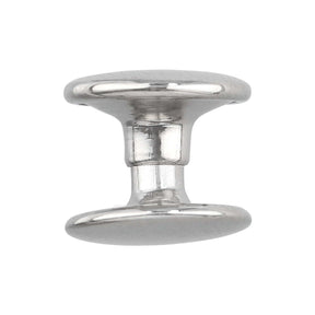 Ohio Travel Bag Fasteners 7mm-Nickel, Double Cap Jiffy Rivets, Steel, #A-312-NP A-312-NP