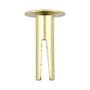 Ohio Travel Bag Fasteners 8/16" Brass, Split Rivet, Steel - 24 pk, #151-8-16-BP 151-8-16-BP