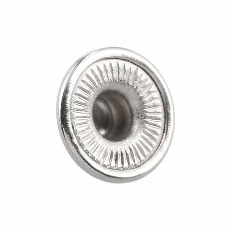 Ohio Travel Bag Fasteners Ligne 2 Nickel, 1/4"Parallel Spring Snap Stud, Solid Brass, #2374-SBN 2374-SBN