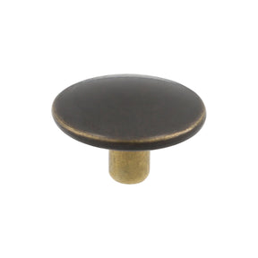 Ohio Travel Bag Fasteners Ligne 24 Antique Brass, Dot Durable Long Cap, Solid Brass, #10127-ANTB 10127-ANTB