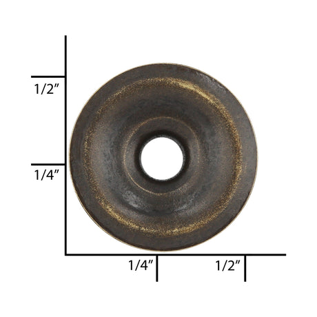 Ohio Travel Bag Fasteners Ligne 24 Antique Brass, Regular Durable Post, Solid Brass, #10412-ANTB 10412-ANTB