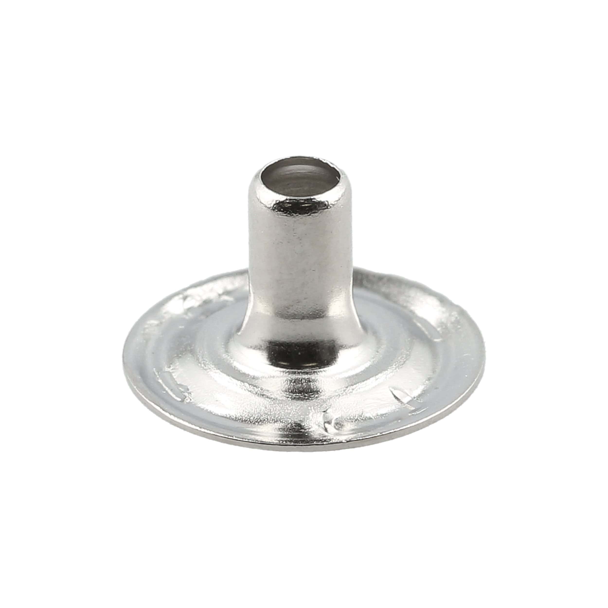 Line 24 Snap Set Solid Brass Nickel (Pack of 10 Sets Complete