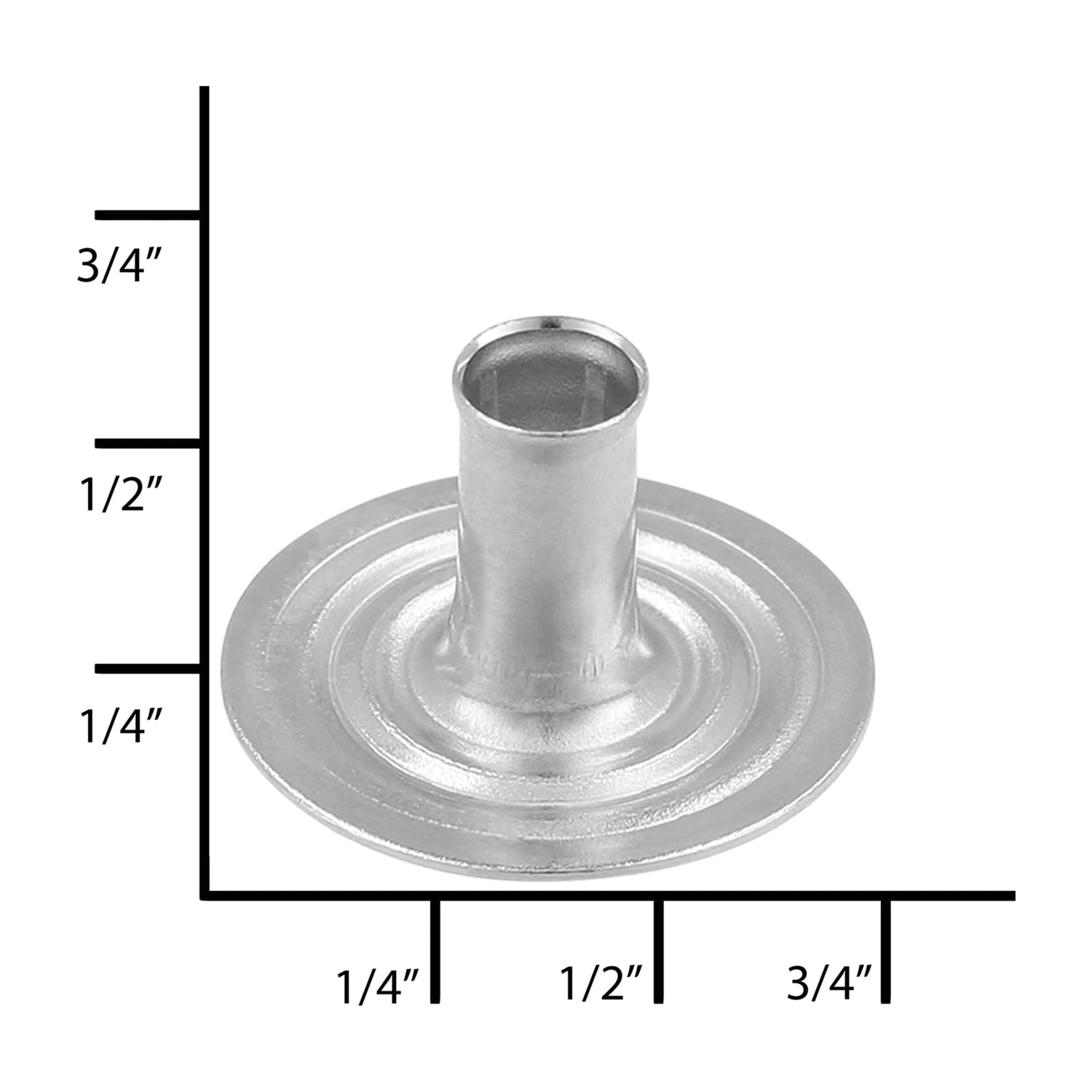 Line 4 Nickel, Parallel Spring Snap Post, Solid Brass, #4375-SBN ...