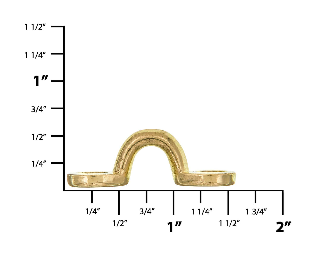 1 1/2 Brass, Coachman Loop, Zinc Alloy, #L-1322-BP – Weaver Leather Supply