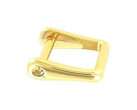 Ohio Travel Bag Handles 1" Gold, Ring with Screw In Pin, Zinc Allloy, #P-2287-GOLD P-2287-GOLD