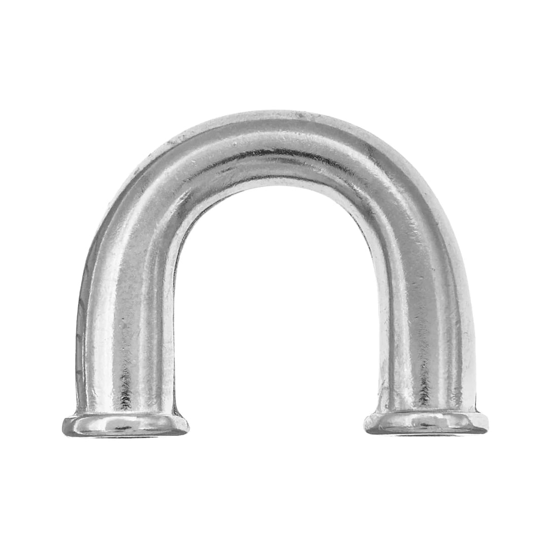 1" Nickel, Padlock Keeper, Handle Loop With Screws, Zinc Alloy