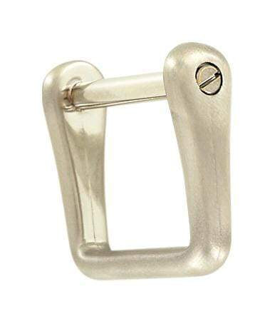 Ohio Travel Bag Handles 1" Nickel, Ring with Screw in Pin, Zinc Alloy, #P-2287-NP P-2287-NP