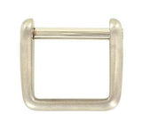 Ohio Travel Bag Handles 1" Satin Nickel, Ring With Screw-In Pin, Zinc Alloy, #P-2287-SATN P-2287-SATN
