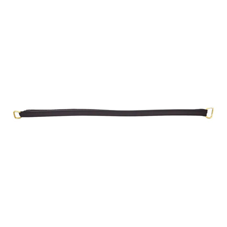 18" Brown, Purse Handle with Brass Hardware, Leather