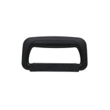 Ohio Travel Bag Handles 3 3/4" Black, Post Style Handle with Mounting Plate, Plastic, #L-1166 L-1166