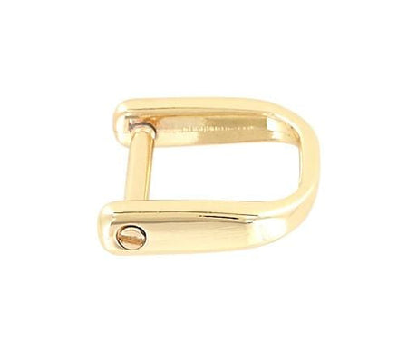 Ohio Travel Bag Handles 3/4" Gold, Ring With Screw-In Pin, Zinc Alloy, #P-2640-GOLD P-2640-GOLD