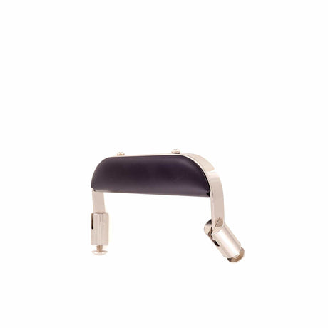 Ohio Travel Bag Handles 4 1/2" Black, Handle with Nickel Hardware, Plastic/Steel, #L-157-BLK-NP L-157-BLK-NP