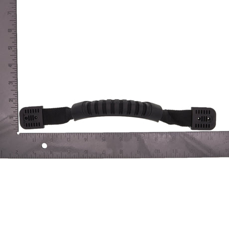 Ohio Travel Bag Handles 4 3/4" Black, Vinyl Over Moulded Handle, Vinyl, #L-2842 L-2842