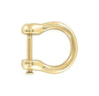Ohio Travel Bag Handles 5/8" Gold, Ring With Screw-In Pin, Zinc Alloy, #P-2231-GOLD P-2231-GOLD