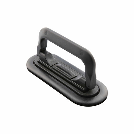 Ohio Travel Bag Handles 6" Black, Plastic Handle with Grommet, Plastic, #L-3823 L-3823