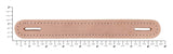 Ohio Travel Bag Handles 8 3/4" Natural Russet, Round End Trunk Handle, Leather, #L-191-RUS L-191-RUS