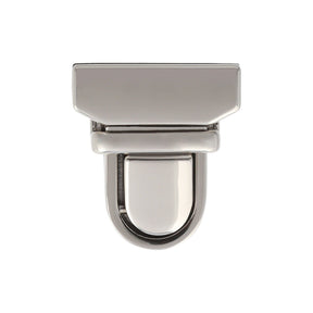 Ohio Travel Bag Locks & Closures 1 3/16" Shiny Nickel, Tuck Catch, Zinc Alloy, #L-3729-NIC L-3729-NIC