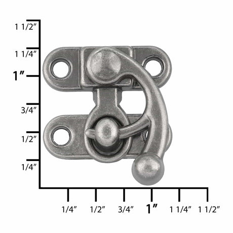 Ohio Travel Bag Locks & Closures 1 5/16" Antique Nickel, Purse Fastener, Steel, #P-2263-ANTN P-2263-ANTN
