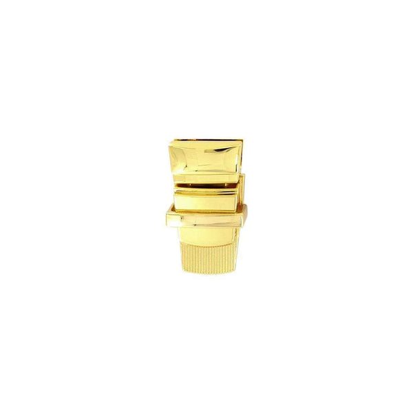 1" Shiny Gold, Tuck Catch, Zinc Alloy