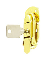 Ohio Travel Bag Locks & Closures 2 7/16" Brass, Locking Drawbolt, Steel, #L-2025-BP L-2025-BP