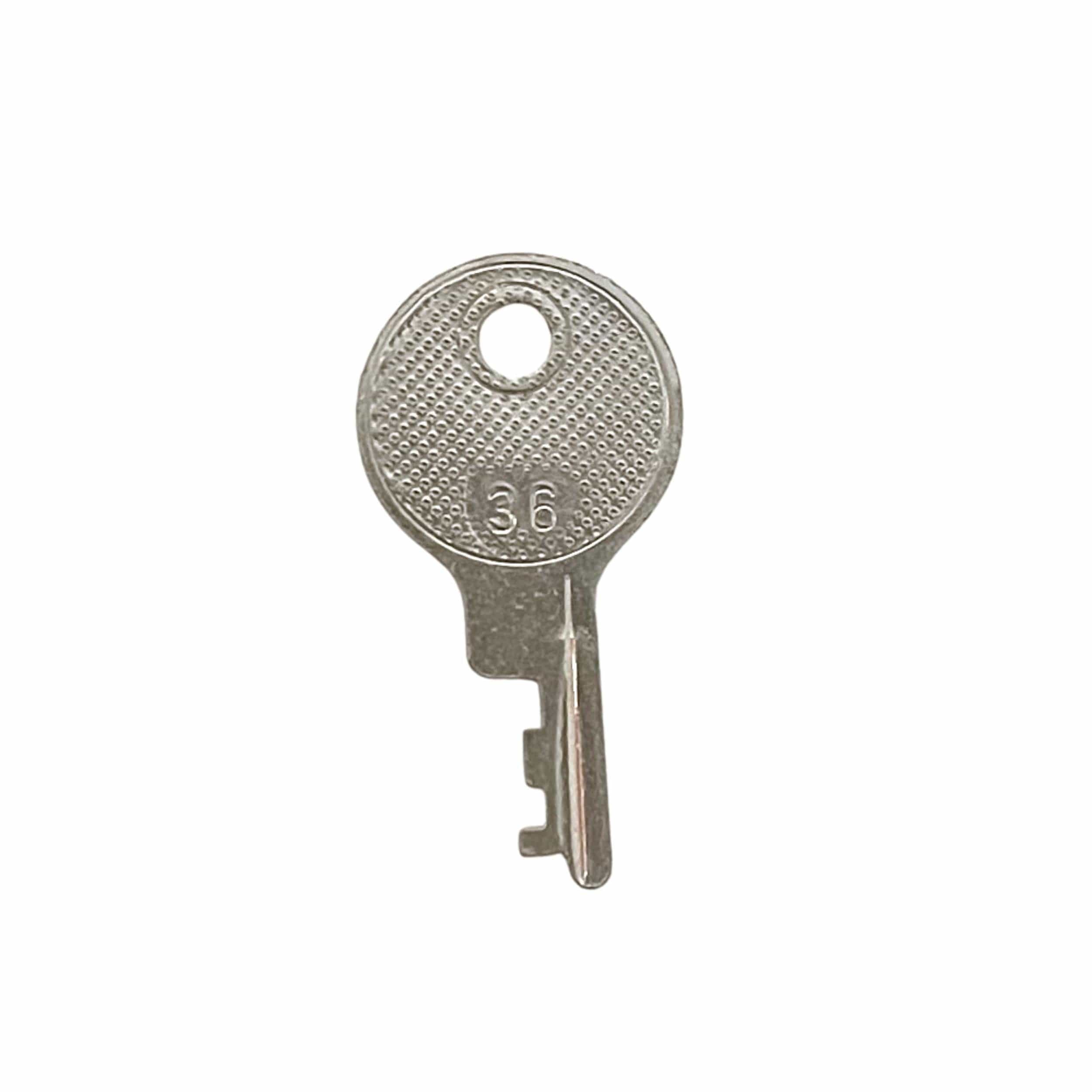 Ohio Travel Bag Locks & Closures Excelsior No. 36 Lock Replacement Key, 5PK, #EX-36K EX-36K